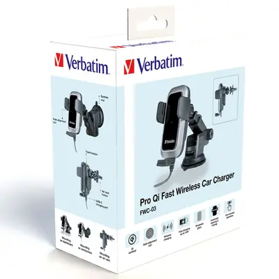 Wireless Phone Charger Verbatim FWC-03 Qi Pro-2