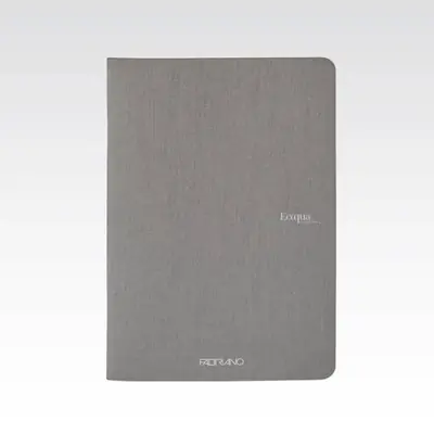 Notebook Fabriano Ecoqua original A4 90g 40sh lines anthracite 19210301