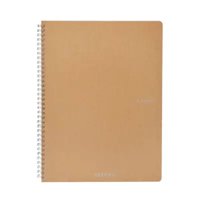 Bilježnica Fabriano Ecoqua original A4 90g 70L spiralna crte bruno/smeđa 19290202