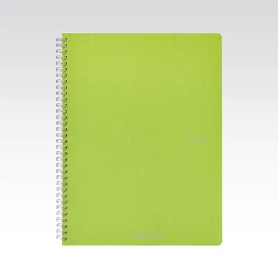 Bilježnica Fabriano Ecoqua original A4 90g 70L spiralna crte lime/limeta 19290207