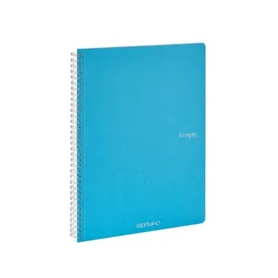 Notebook Fabriano Ecoqua original A4 90g 70sh spiral lines turquoise 19290211