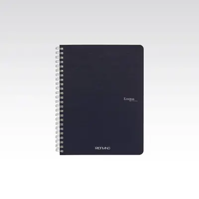 Bilježnica Fabriano Ecoqua original A5 90g 70L spiralna crte dark blue/tamno plava 19148204