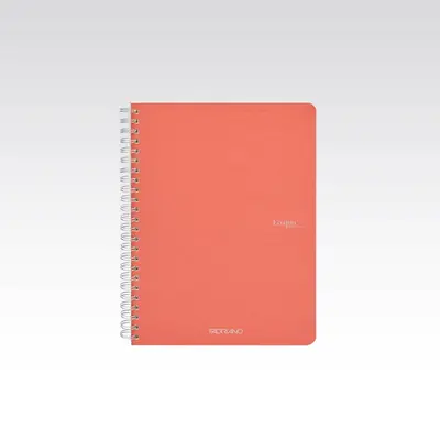 Notebook Fabriano Ecoqua original A5 90g 70sh spiral squares flamingo 19148105