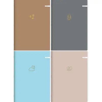 Notebook Ilijanum A4 70g 60L lines soft touch-1