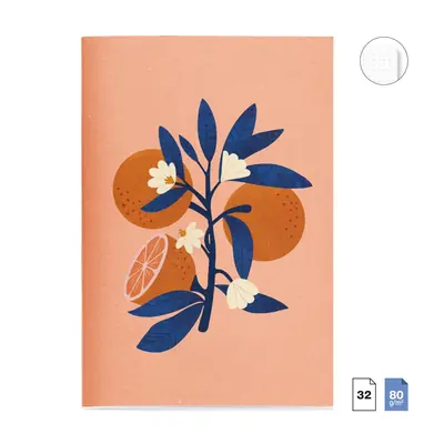 Bilježnica Miquelrius A5 80g 32L Sweet fruits točkice 3/1 MR8188 MIQ_KOM-3