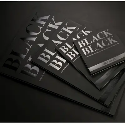 Blok Fabriano black black 24x32 300g 19100391