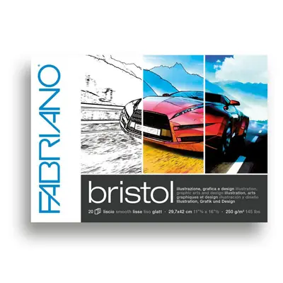 Block Fabriano bristol A3 20sh 250g 19002942
