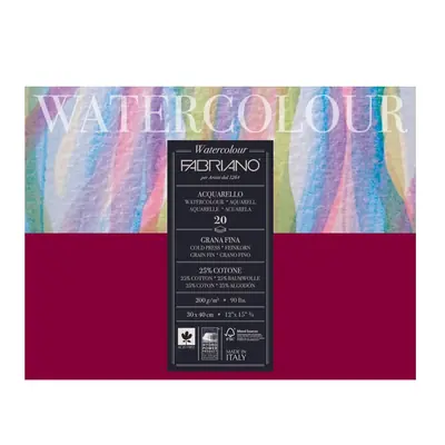 Blok Fabriano watercolor gf 30x40 200g 20L 72613040