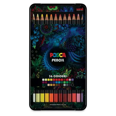 Drvene bojice Uni Posca kpe-200 (4.0) u luksuznoj kutiji 36/1