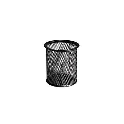 Čaša za olovke Forofis metalna žica okrugla 10x9cm crna 91300