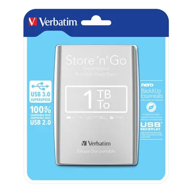 Externi hard disk Verbatim USB 3.0 2,5" 1Tb silver #53071