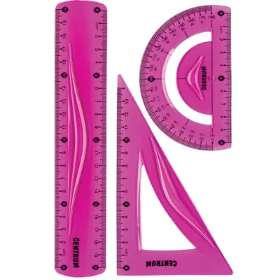 Geometrijski set Centrum flexi 3/1 20 cm sortirano 86917