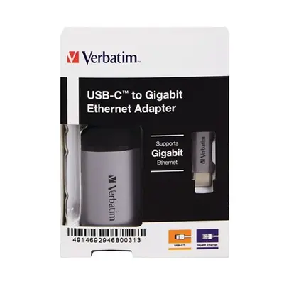 Adapter Verbatim #49146 USB-C to Gigabit Ethernet