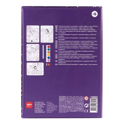 Game Apli Watercolor Magic Art for painting with water paints and magic felt-tip pen 18823-1