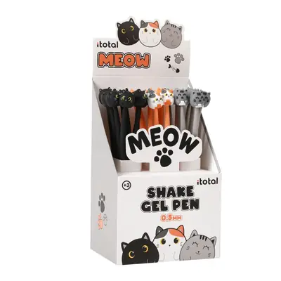 Ballpoint pen iTotal flexible Cat assorted 24/1 XL1164B