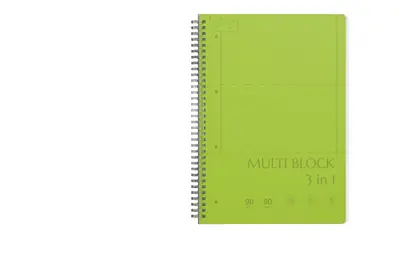 Kolegij blok Ilijanum A4 90g 90L spiralni multi  blok s 3 linijature-4