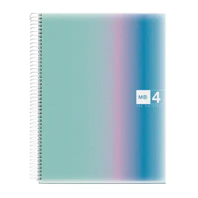Kolegij blok Miquelrius A4 70g 120L spiralni crte Aurora polypropylene west bay MR4258-6