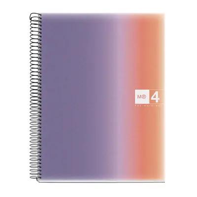 Kolegij blok Miquelrius A4 70g 120L spiralni crte Aurora polypropylene provence MR4260-5