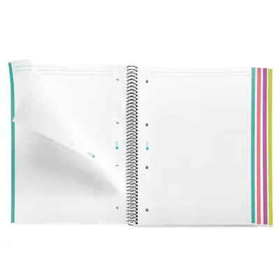Kolegij blok Miquelrius A4 70g 120L spiralni crte Aurora polypropylene provence MR4260-7