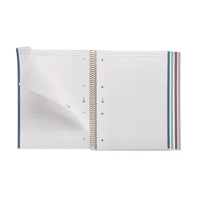 Kolegij blok Miquelrius A4 70g 120L spiralni crte Extra rigid cardboard lifestyle sparkless MR46915-2