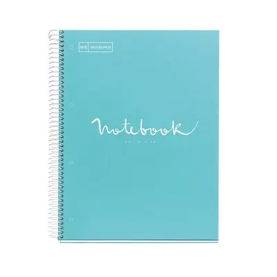Kolegij blok Miquelrius A4 90g 80L spiralni kocke emotions  nebesko plavi 46047
