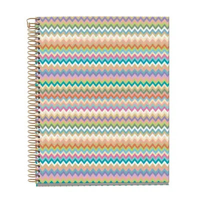 Notebook Miquelrius A5 70g 120sh spiral line Extra rigid cardboard zig zag mallorca MR4186