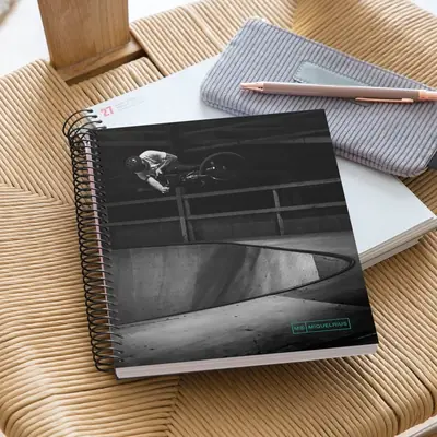 Notebook Miquelrius A5 70g 140sh spiral line Extra rigid cardboard lifestyle skate park MR4198-3