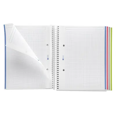 Kolegij blok Miquelrius A5 70g 140L spiralni kocke Extra rigid cardboard lifestyle rider purple MR4255-2