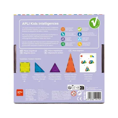 Magnetna igra Apli 3D figurice +5 19419-1