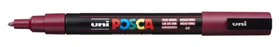 Marker Uni pc-3m Posca crveni_boja vina