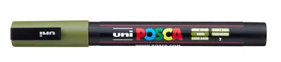 Marker Uni pc-3m Posca kaki zeleni
