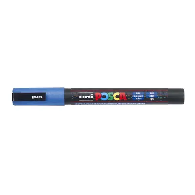 Marker Uni pc-3ml Posca glitter blue