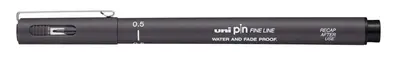 Marker Uni pin05-200 tamno sivi