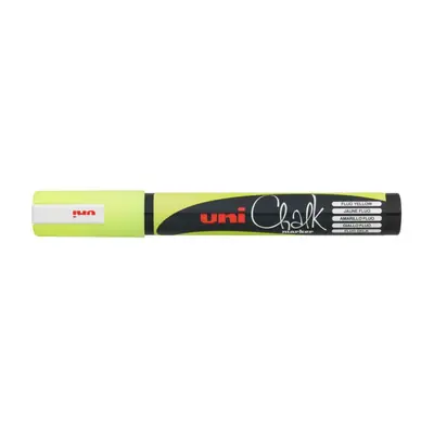 Marker Uni pwe-5m chalk_kreda fl. žuti