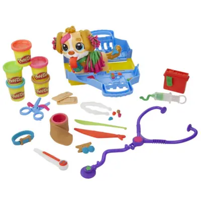 Play-Doh Vet  Set with Toy Dog and Carry Box F36395L0-2