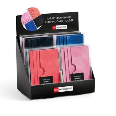 Mini card holder Miquelrius red MR37270-1