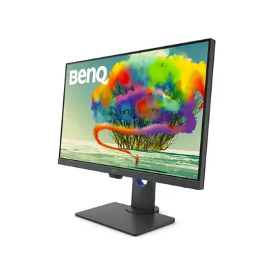 Monitor LED 27" BenQ PD2705Q, QHD 2560x1440, IPS, 5ms, 100% sRGB, HDR, HDMI, DP, USB C, USB 3.1x4, Pivot, HAS, Swivel-1