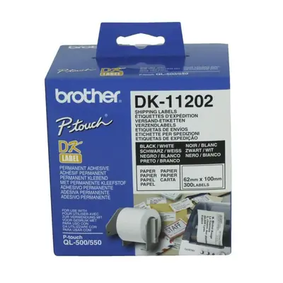 Naljepnica Brother label DK11202 62mm x 100mm 300kom