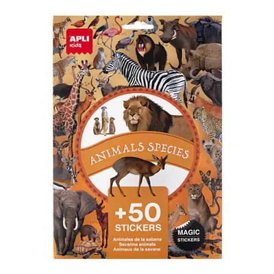 Stickers removable Apli savannah animals 5L 19427