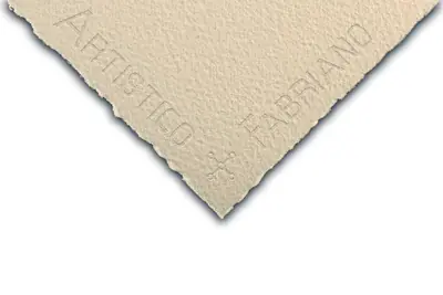 Paper Fabriano artistico traditional white gg rough 56x76 300g 4 deckled edges 19130079