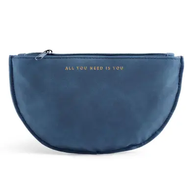 Pencil case Miquelrius empty multipurpose half moon blue Sweet fruits MR18300