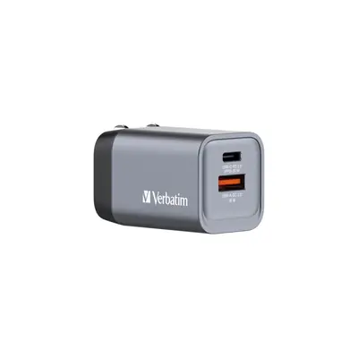 Punjač zidni Verbatim GaN #32200 1xUSB/PD 35W/1xUSB-A QC 3.0 (EU/UK/US)