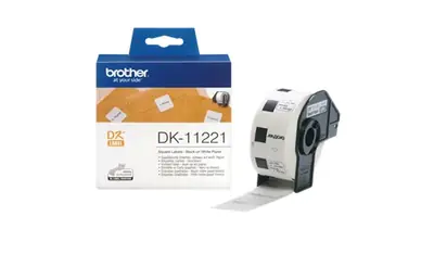 Rola Brother DK-11221 bijela rola s crnim ispisom 23mmx23mm