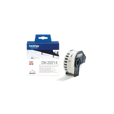Rola Brother DK-22214 bijela rola s crnim ispisom 12 mm x 30,48 m