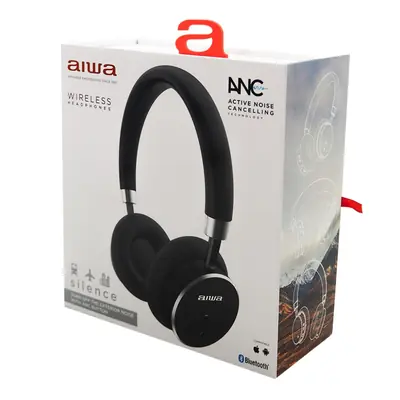 Slušalice AIWA Silence edition HSTBTN-800BK, bežične, ANC-3