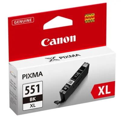 Tinta Canon CLI-551bk xl black #6443B001AA