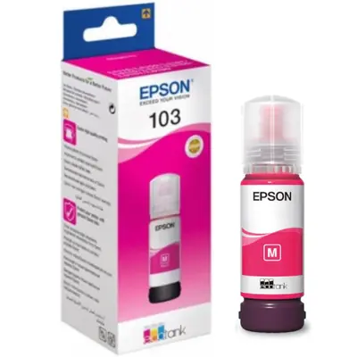 Tinta Epson 103 T00S3 L3150 magenta ecotank C13T00S34A 65ml