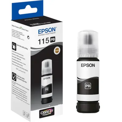 Tinta Epson 115 L8180/L8160 ecotank photo black ink bottle C13T07D14A 70ml