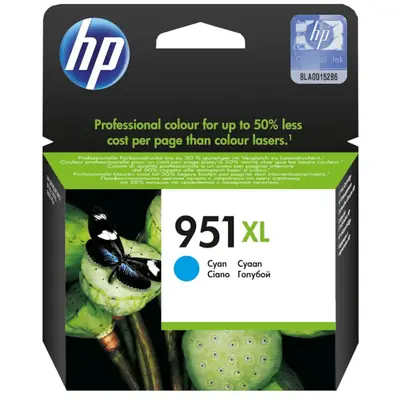 Tinta HP CN046AE#BGX no.951XL OJ8600 cyan