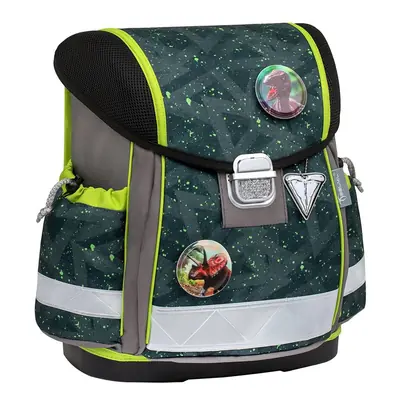 Torba školska Belmil classy with patches green splash 403-13/AG/PC-4 AK_BEL